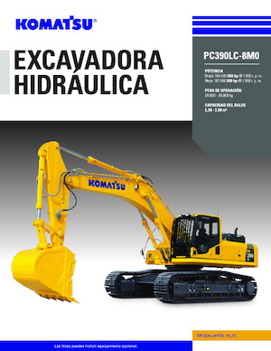 Koparki gąsienicowe Komatsu PC390LC-8M0