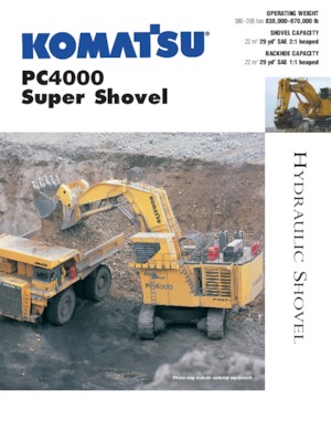 Koparki gąsienicowe Komatsu PC4000