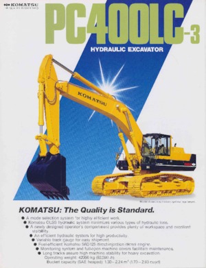 Koparki gąsienicowe Komatsu PC400LC-3