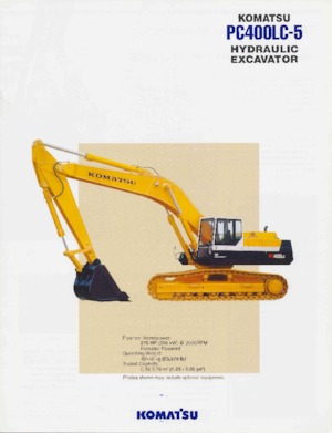 Koparki gąsienicowe Komatsu PC400LC-5