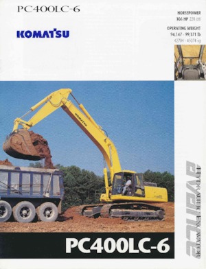 Koparki gąsienicowe Komatsu PC400LC-6