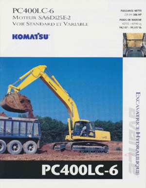 Koparki gąsienicowe Komatsu PC400LC-6