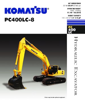 Koparki gąsienicowe Komatsu PC400LC-8