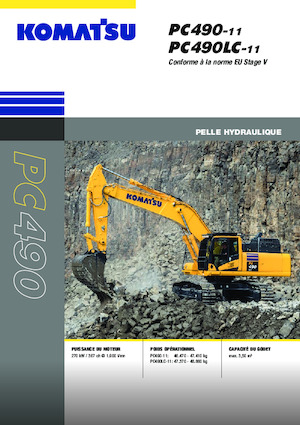 Koparki gąsienicowe Komatsu PC490-11E0
