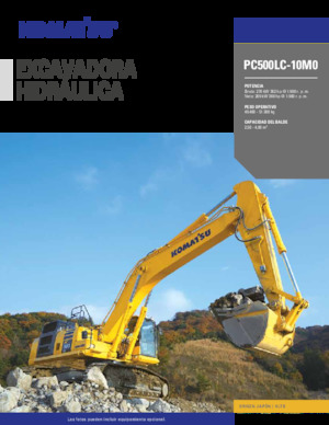 Koparki gąsienicowe Komatsu PC500LC-10M0