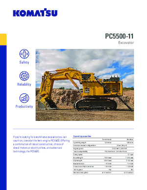Koparki gąsienicowe Komatsu PC5500-11