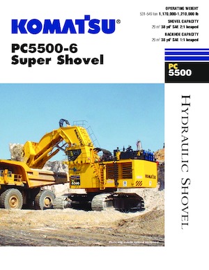 Koparki gąsienicowe Komatsu PC5500-6