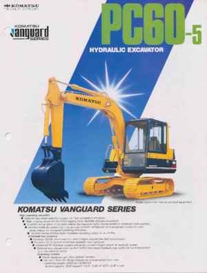 Koparki gąsienicowe Komatsu PC60-5