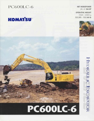 Koparki gąsienicowe Komatsu PC600-6