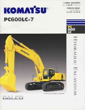Koparki gąsienicowe Komatsu PC600LC-7