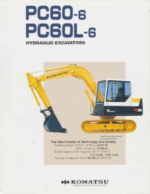Koparki gąsienicowe Komatsu PC60-6