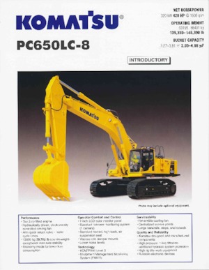 Koparki gąsienicowe Komatsu PC650LC-8