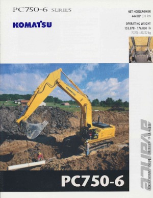 Koparki gąsienicowe Komatsu PC750-6