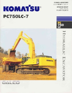 Koparki gąsienicowe Komatsu PC750LC-7