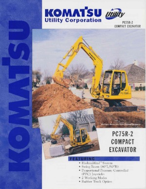 Koparki gąsienicowe Komatsu PC75R-2