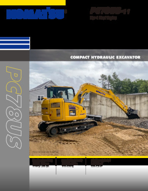 Koparki gąsienicowe Komatsu PC78US-11