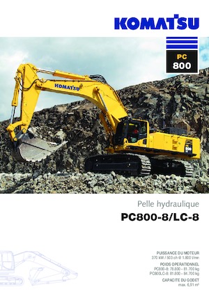 Koparki gąsienicowe Komatsu PC800-8 