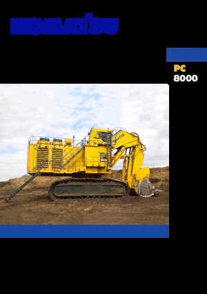 Koparki gąsienicowe Komatsu PC8000-11 