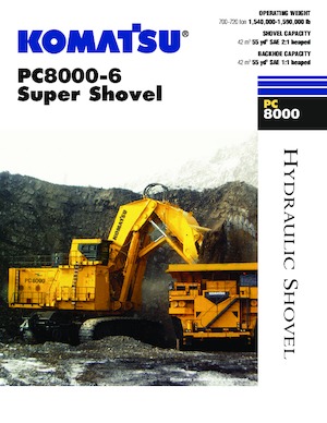 Koparki gąsienicowe Komatsu PC8000-6