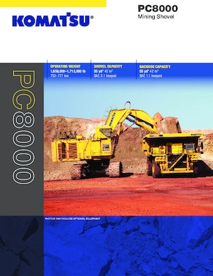 Koparki gąsienicowe Komatsu PC8000
