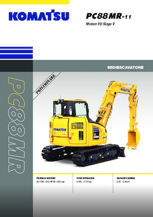 Koparki gąsienicowe Komatsu PC88MR-11E0