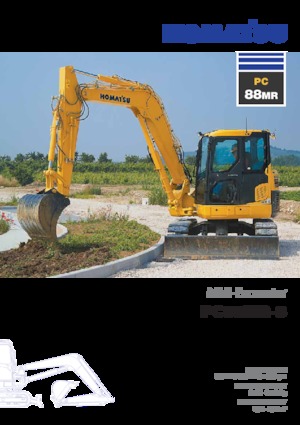 Koparki gąsienicowe Komatsu PC88MR-8
