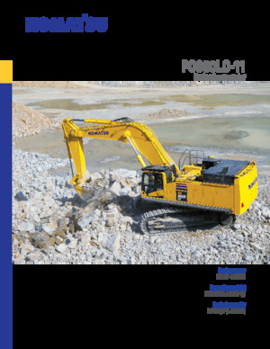 Koparki gąsienicowe Komatsu PC900LC-11