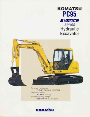 Koparki gąsienicowe Komatsu PC95
