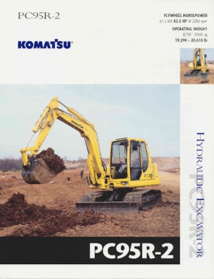 Koparki gąsienicowe Komatsu PC95R-2