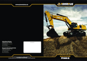 Koparki gąsienicowe PowerPlus PP1000E-XI