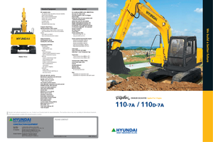 Koparki gąsienicowe Hyundai R 110-7 A