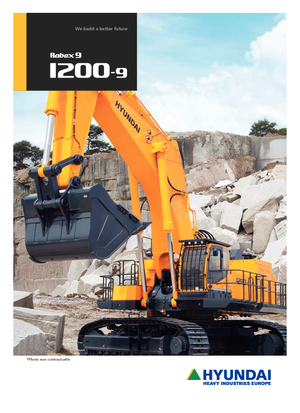 Koparki gąsienicowe Hyundai R 1200 LC-9 A