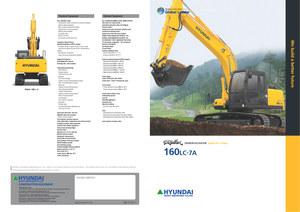 Koparki gąsienicowe Hyundai R 160 LC 7A