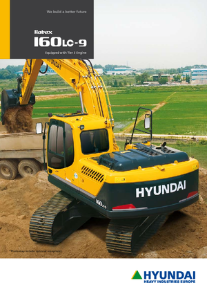 Koparki gąsienicowe Hyundai R 160 LC 9