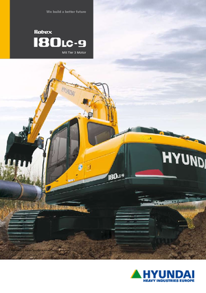 Koparki gąsienicowe Hyundai R 180 LC 9
