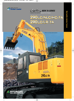 Koparki gąsienicowe Hyundai R 290 LC 7A
