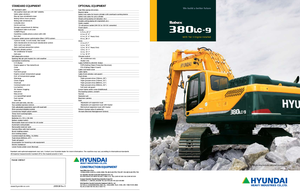 Koparki gąsienicowe Hyundai R 380 LC 9