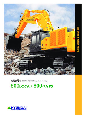 Koparki gąsienicowe Hyundai R 800-7A FS