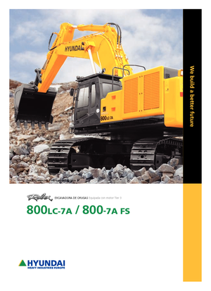 Koparki gąsienicowe Hyundai R 800 LC 7A