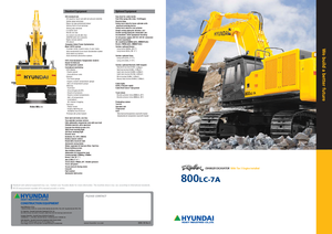 Koparki gąsienicowe Hyundai R 800 LC 7A