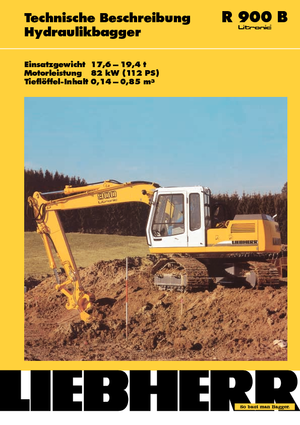 Koparki gąsienicowe Liebherr R 900 B Litronic