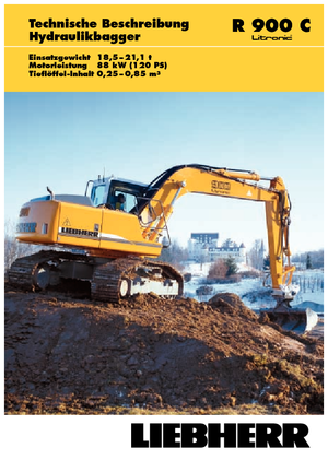 Koparki gąsienicowe Liebherr R 900 C Litronic