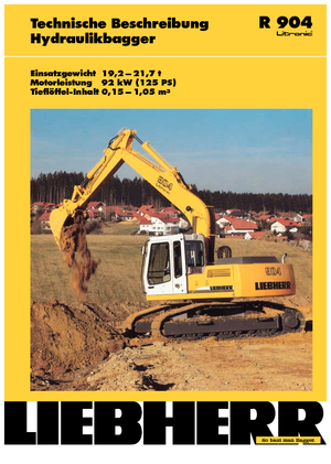 Koparki gąsienicowe Liebherr R 904 Litronic