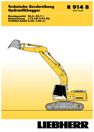 Koparki gąsienicowe Liebherr R 914 B Litronic HDSL