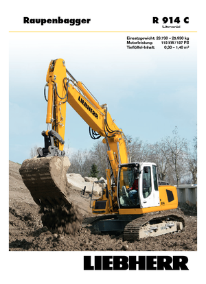 Koparki gąsienicowe Liebherr R 914 C Litronic HDSL