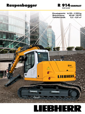 Koparki gąsienicowe Liebherr R 914 Compact Litronic