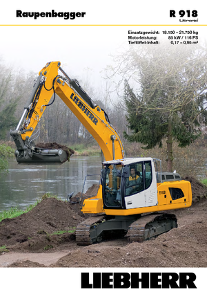 Koparki gąsienicowe Liebherr R 918