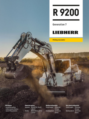 Koparki gąsienicowe Liebherr R 9200 G7