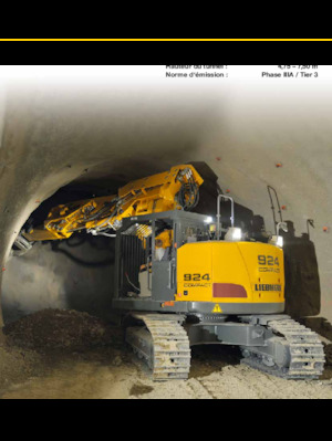 Koparki gąsienicowe Liebherr R 924 Compact Tunnel Litronic