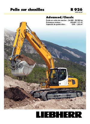 Koparki gąsienicowe Liebherr R 926 Classic